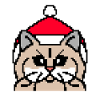 Noël pixelisé persan - Drôle