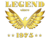 Legend since 1975 Wings of Gold Goldwing