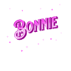 Bonnie name personalized