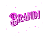 Brandi name personalized