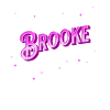 Nom Brooke personnalisé