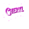Cheryl name personalized