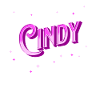 Nom Cindy personnalisé