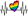Heart Love Rainbow Lgbt Sexuality Relationship