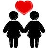 Lgbt Same-sex partnership heart