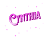 Cynthia name personalized