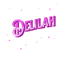 Nom Delilah personnalisé