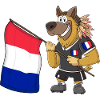 France Rasta Dog