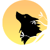 Wolf silhouette