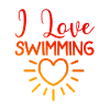 I love swimming