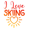I love skiing