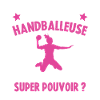 Handballeuse super-pouvoir