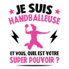 Handballeuse super-pouvoir