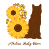 Sonnenblumenmutter - Alaskan Husky