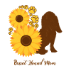 Sunflower Mother - Basset Hound