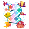 2e anniversaire | Rainbow Fish Anniversaire |