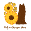 Sunflower Mother - Belgian Tervuren