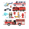 Fire Engine Rescue Firefighter Firefighter
