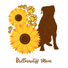 Sunflower Mother - Bullmastiff