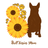 Sunflower Mother - Bull Terrier