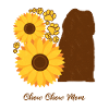 Sonnenblumen-Mutter - Chow-Chow