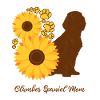 Sonnenblumenmutter - Clumber Spaniel