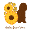 Sonnenblumenmutter - Cocker Spaniel