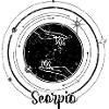 Mitternachts-Schneeflocken-Silhouette