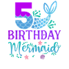 5th Birthday Mermaid