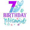 7th Birthday Mermaid