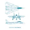 F-14 Tomcat Jet Fighter Blueprint