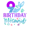 9th Birthday Mermaid
