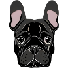 French Bulldog Illustration