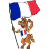 France Fan Horse