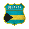 Bahamas vapensköld flaggor design