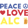 Peace Love Alcohol Gift