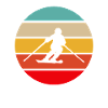 Retro skiing