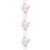 Border with stylized roses