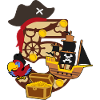 Piratfest til 5 års fødselsdag nummer 5 - 5 år