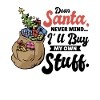 Lieber Weihnachtsmann Weihnachtsgeschenk-Feier