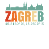 Zagreb Croatia Skyline