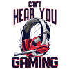 Gaming design with headset