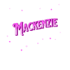 Nom Mackenzie personnalisé