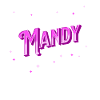 Mandy name personalized