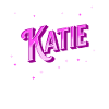 Katie's name personalized
