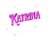 Katrina's name personalized