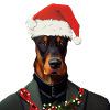 Doberman Christmas