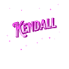 Kendall name personalized