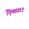 Kimberly name personalized