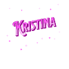Kristina name personalized